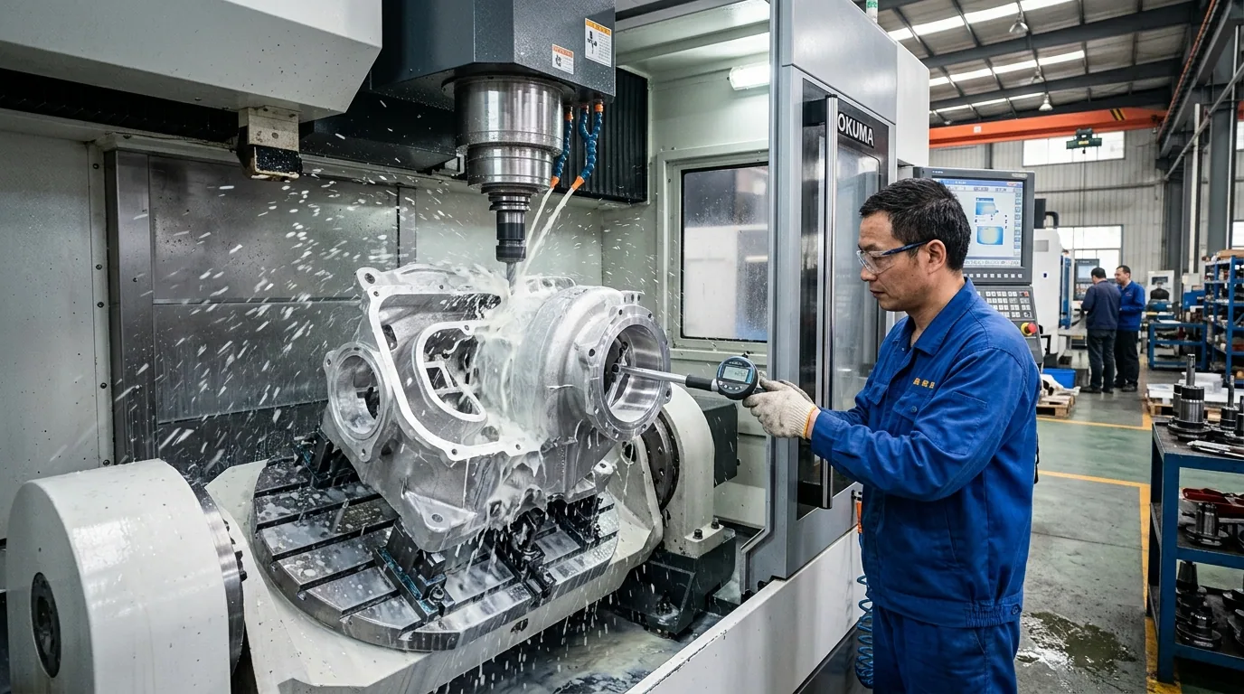 CNC machining precision finishing cast aluminum parts China secondary operations